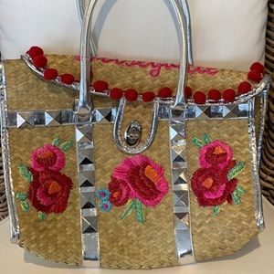 Betseyville straw tote bag